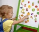 Коллекция магнитов Vladi Toys Мой маленький мир, Фрукты и овощи