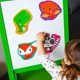 Магнитный пазл Baby Vladi Toys, Fisher Price, Динозаврики
