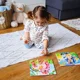Puzzle moale Vladi Toys, Fisher Price, Unicorn roz, 25 piese foto
