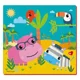 Puzzle moale Vladi Toys, Fisher Price, Hipopotamul si Zebra, 25 piese