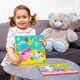 Puzzle moale Vladi Toys, Fisher Price, Hipopotamul si Zebra, 25 piese