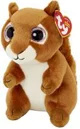 Плюшевая игрушка TY Beanie Babie Бурая белка Squire, 15 см