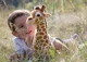 Jucarie de plus Keeleco Girafa, 40 cm foto