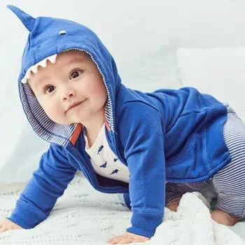 Carter's Set 3 piese - hanorac, pantaloni si body Rechin foto