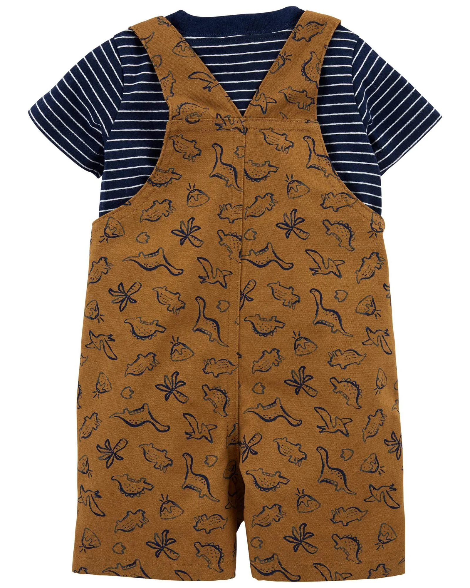 Carter's Set 2 piese Tricou si salopeta Dinozauri foto