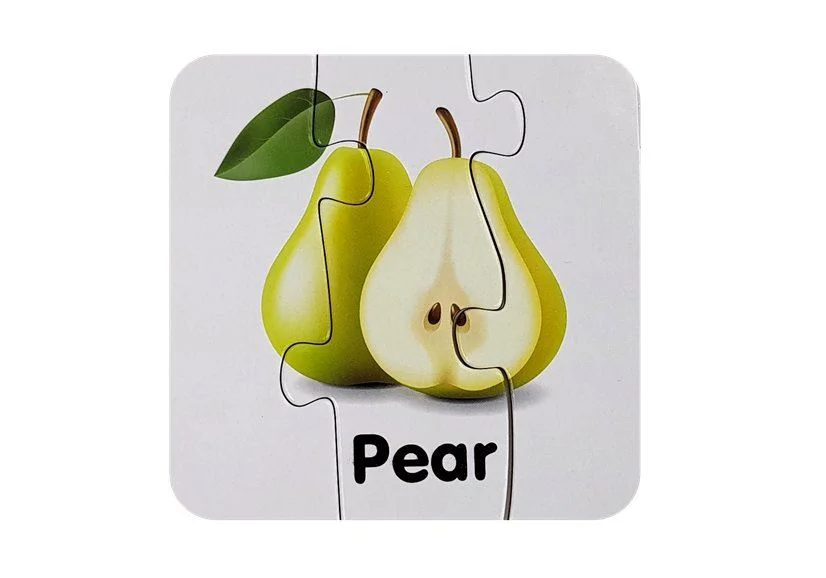 Puzzle educativ LeanToys Fructe