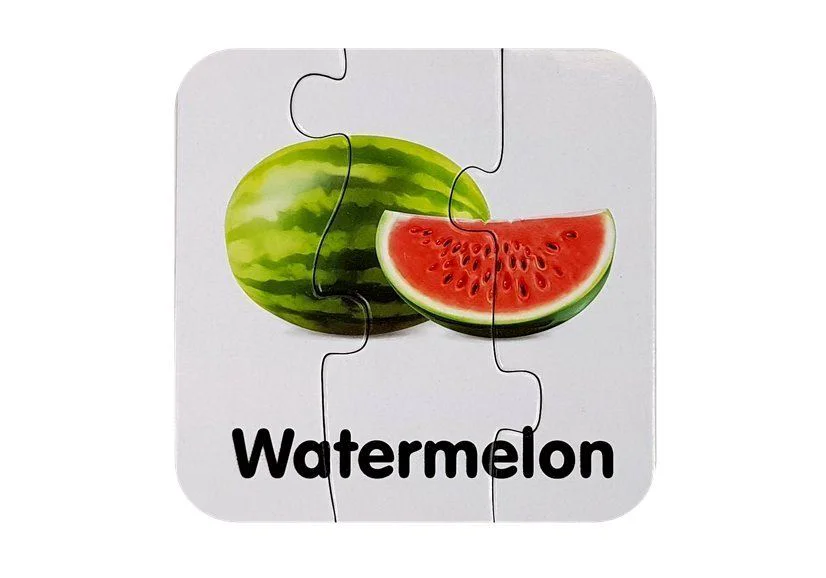Puzzle educativ LeanToys Fructe