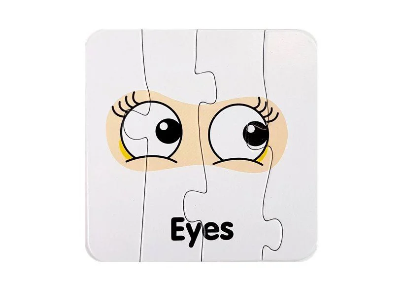 Puzzle educativ LeanToys Corpul uman, 10 tipuri