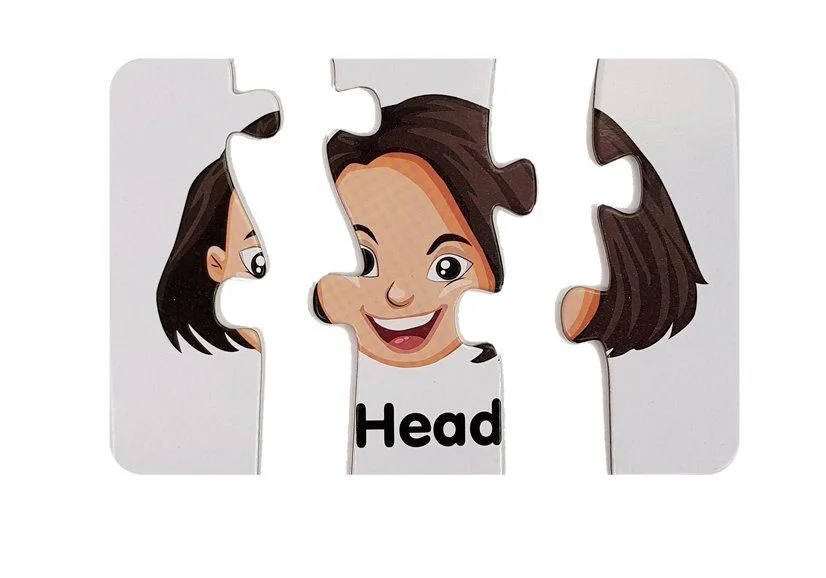 Puzzle educativ LeanToys Corpul uman, 10 tipuri