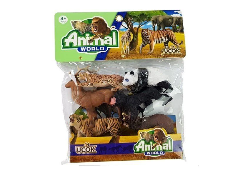 Set figurine LeanToys Animale din Jungla foto