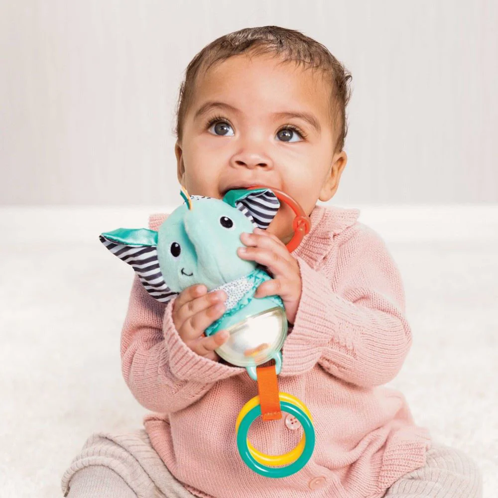 Jucarie muzicala de agatat Infantino Elefant foto