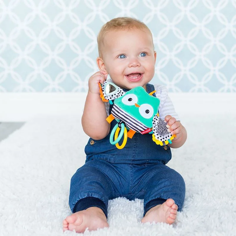 Jucarie de agatat cu vibratie Infantino Bufnita foto