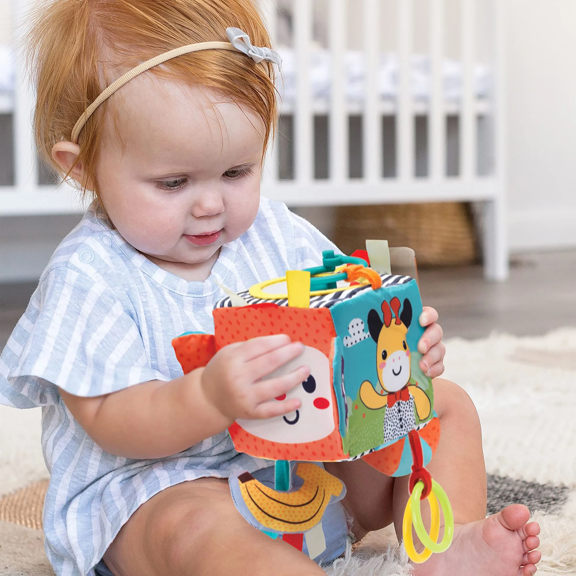 Jucarie de agatat Infantino Cub Peek&Seek foto