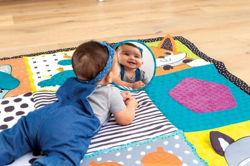 Коврик-гигант развивающий Infantino Друзья с игровыми элементами foto
