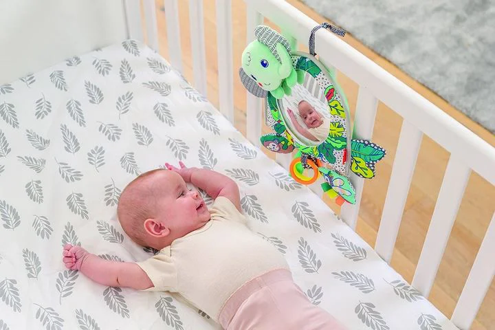 Jucarie de agatat Infantino Elefant cu oglinda foto