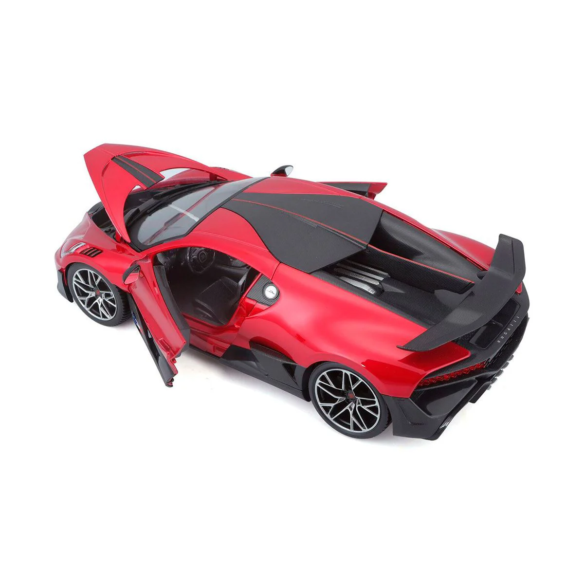 Masina Bburago Bugatti Divo, rosu metalic, 1:18 foto