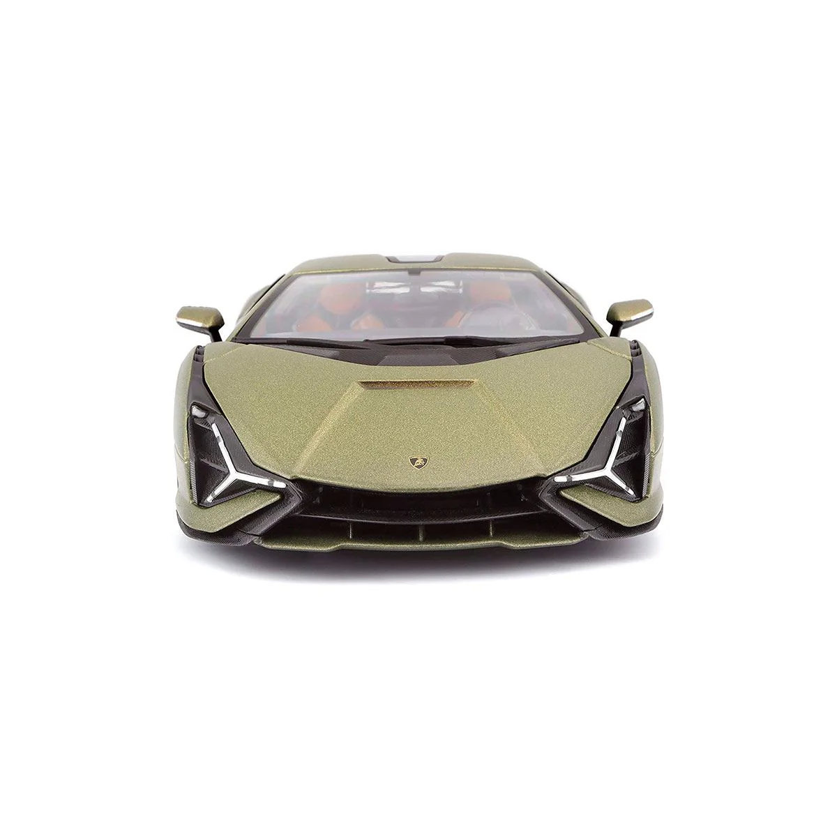Masina Bburago Lamborghini Sian FKP 37, Verde metalic mat, 1:18 foto