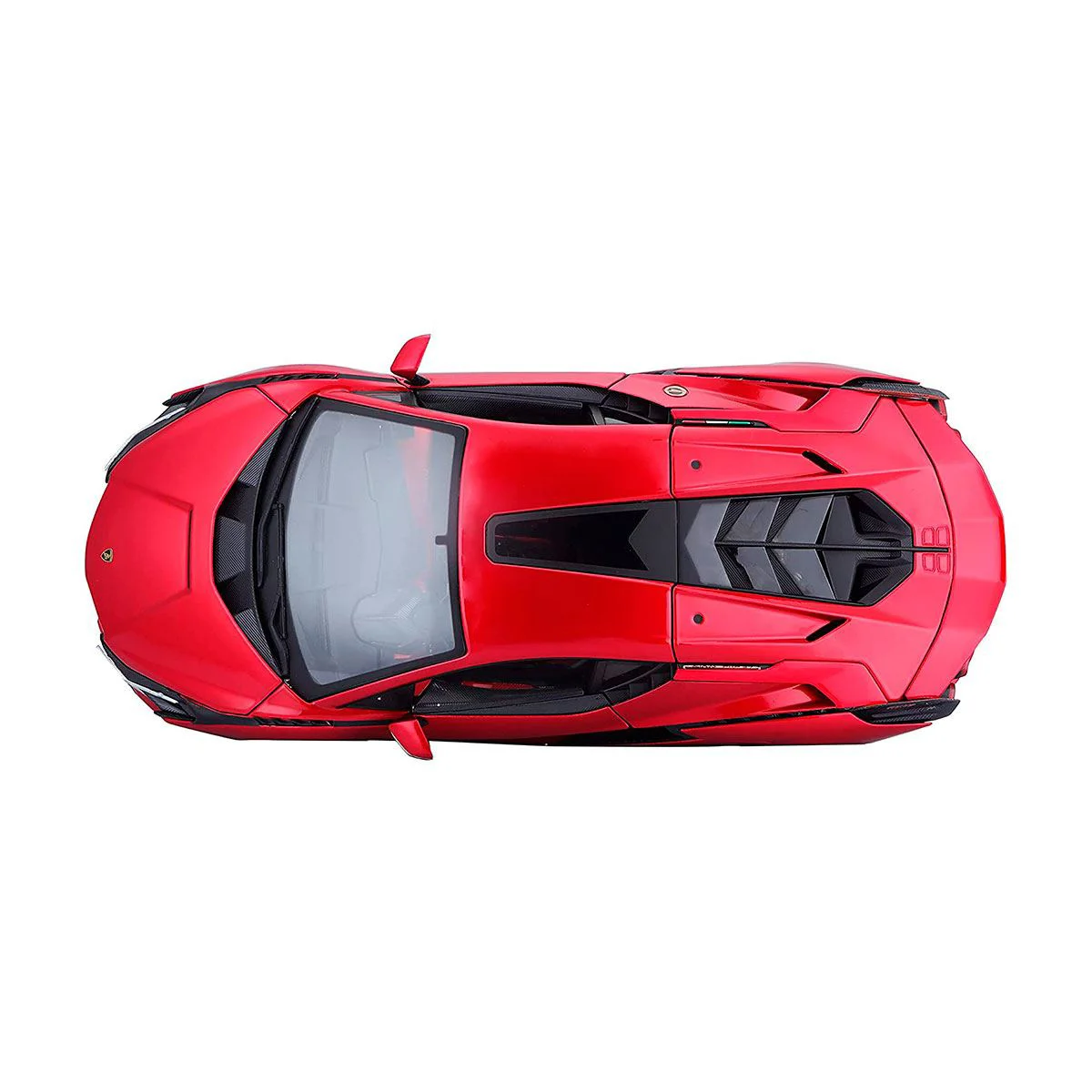 Masina Bburago Lamborghini Sian FKP 37, Rosu metalic, 1:18 foto