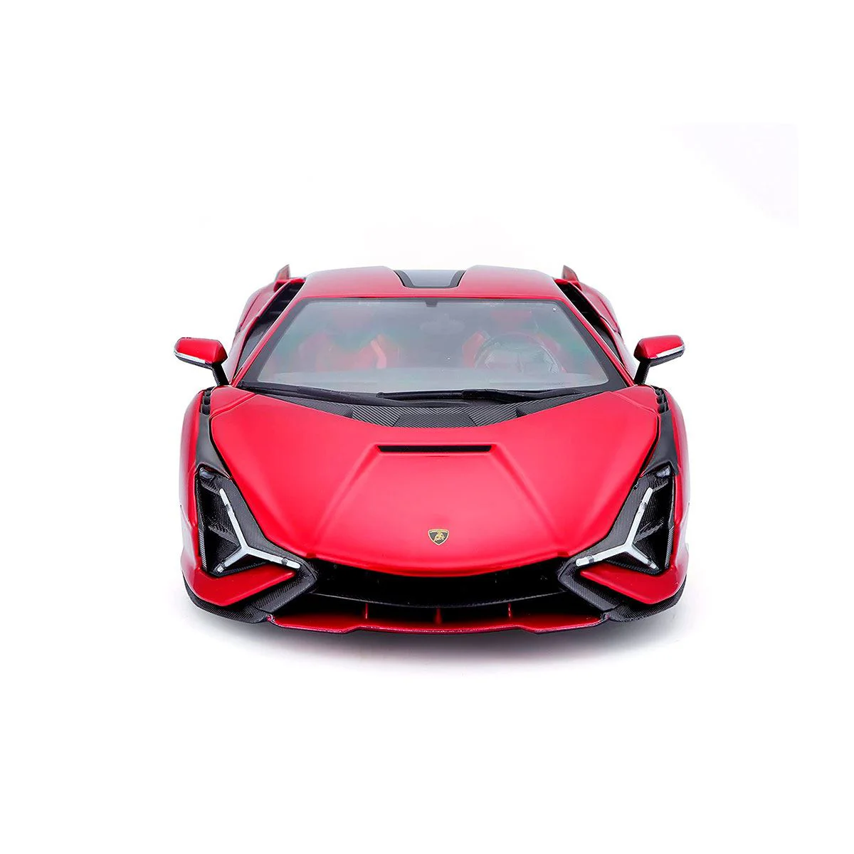 Masina Bburago Lamborghini Sian FKP 37, Rosu metalic, 1:18 foto