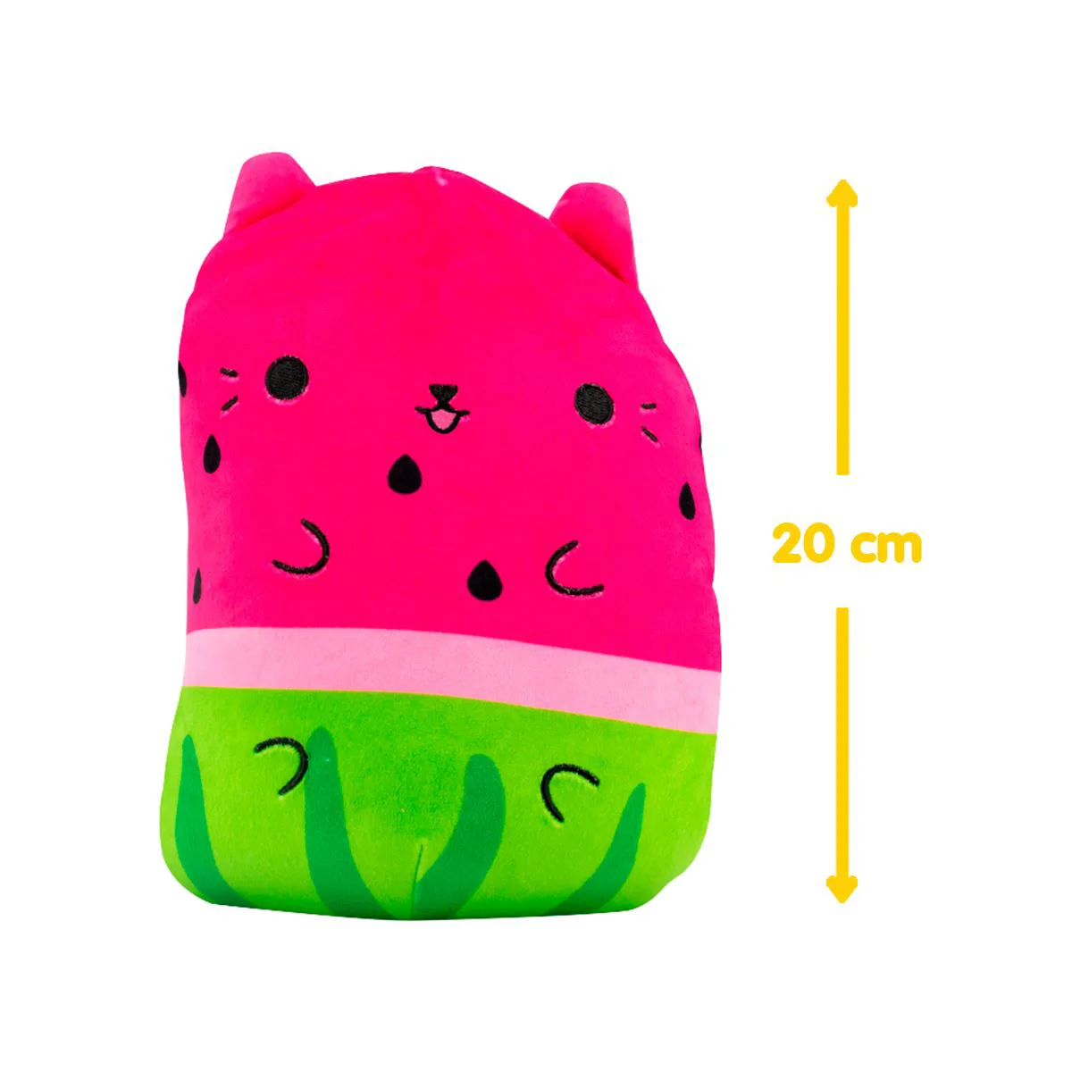 Jucarie pe plus Cats Vs Pickles Pepene Rosu, 20 cm