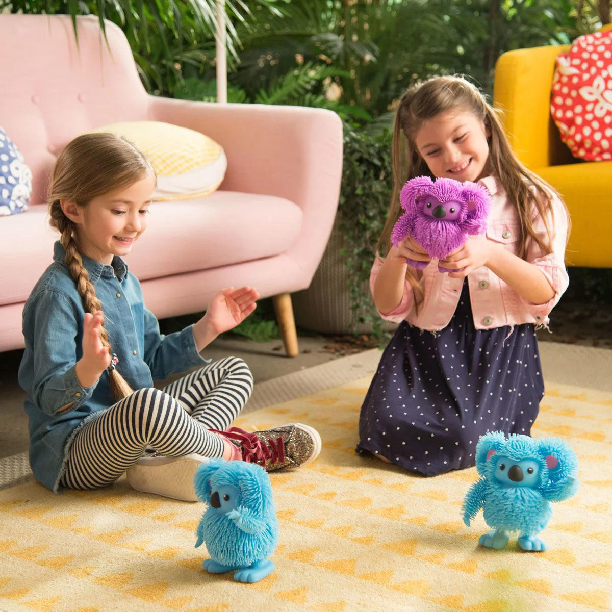 Интерактивная музыкальная игрушка Jiggly Pup Фиолетовая коала