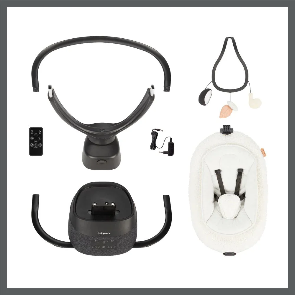 Leagan Babymoov Swoon Motion Evolution Curl White foto