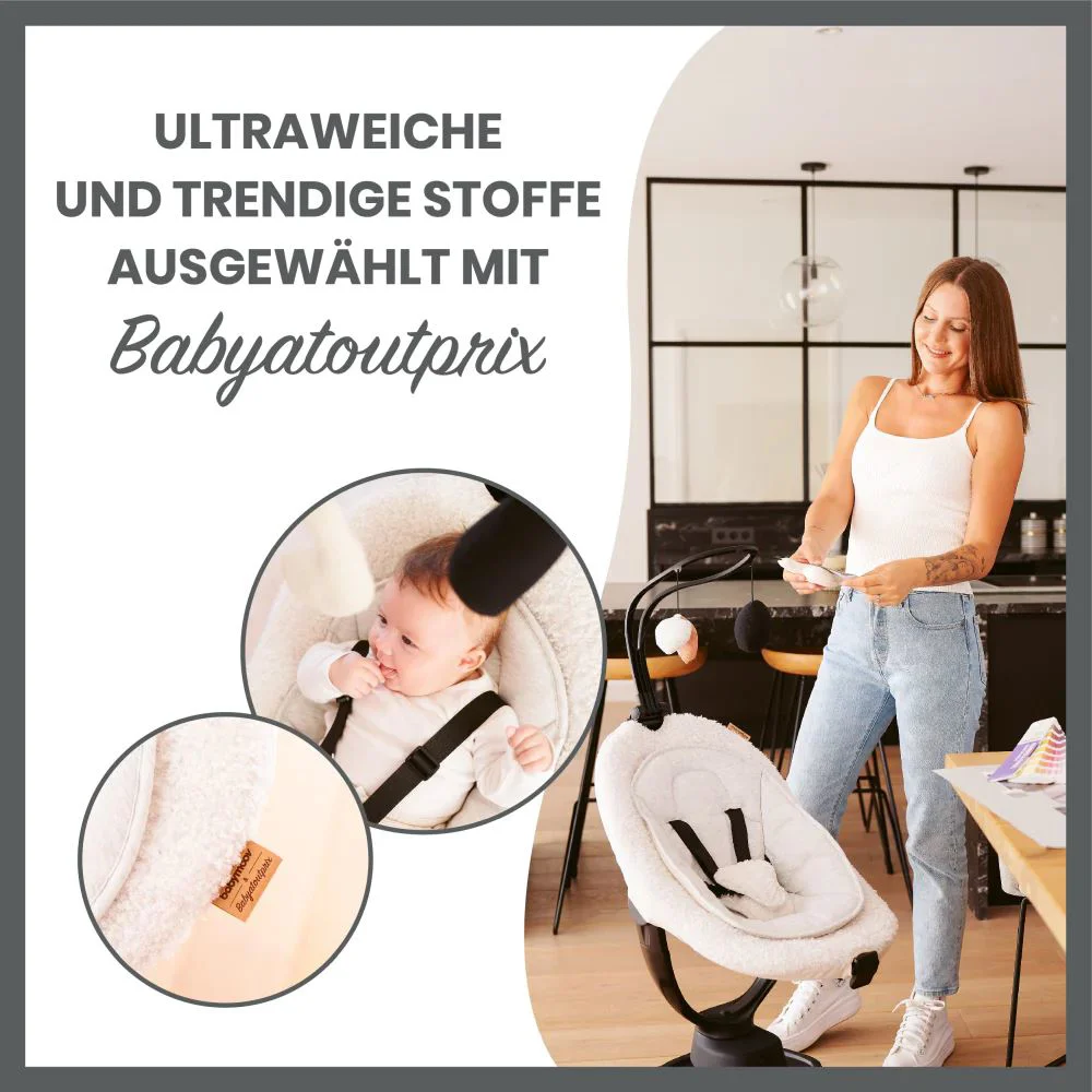Leagan Babymoov Swoon Motion Evolution Curl White foto