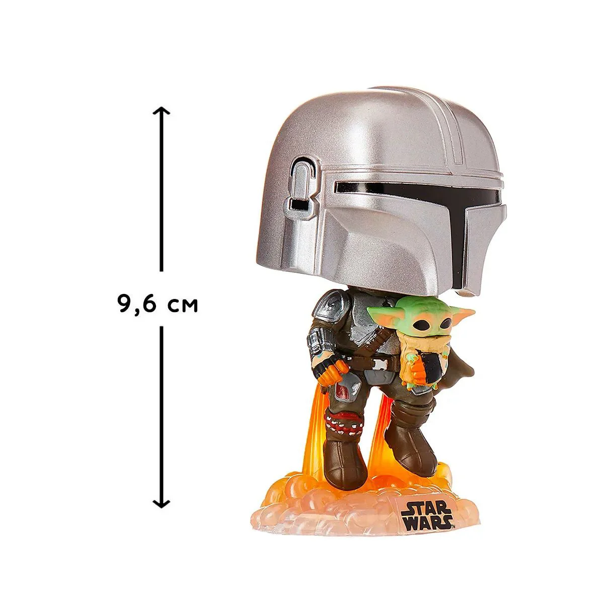 Figurina Funko Pop Mandalorian cu copil, seria Star Wars