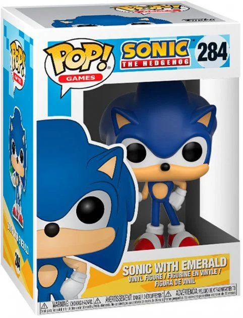 Figurina Funko Pop Sonic cu smarald