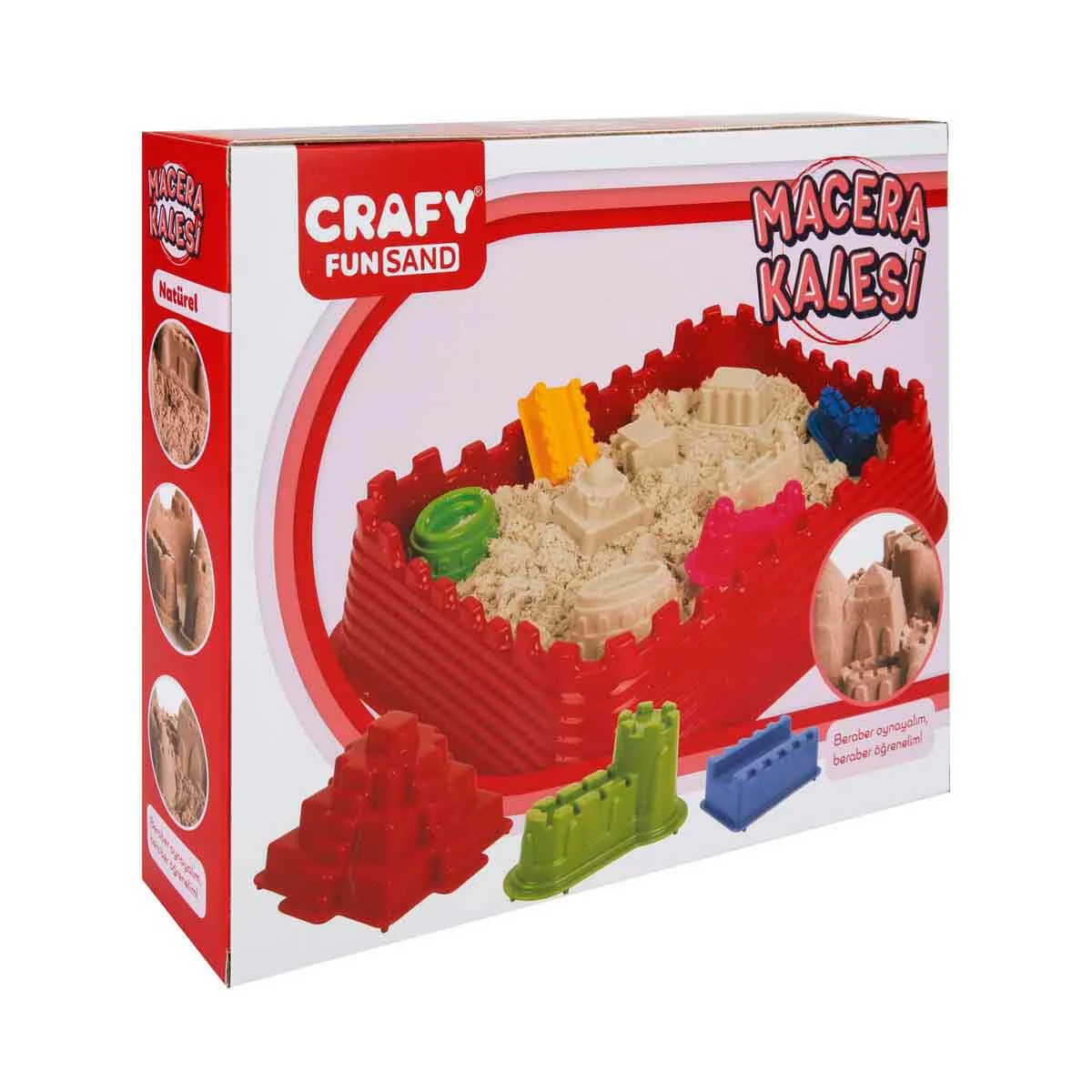 Set nisip kinetic Crafy Sand Castel, 1000 gr.