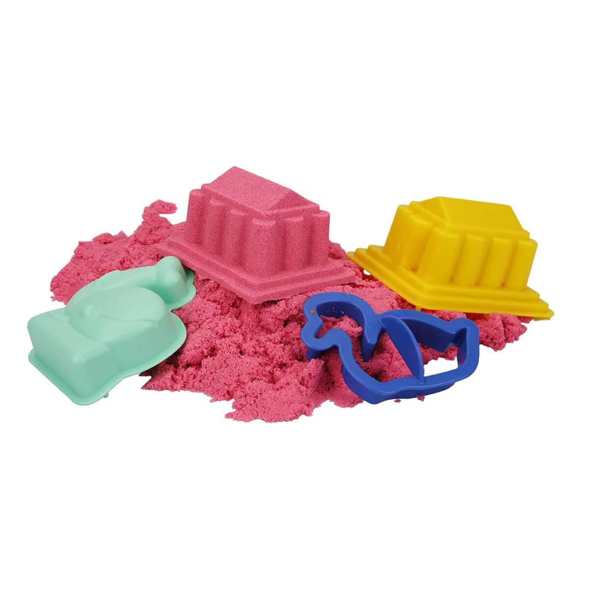 Caldarusa cu nisip kinetic Crafy Sand Roz, 350 g.
