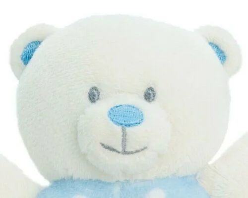 Jucarie de plus Keel Toys Ursulet zornaitoare inel, 12 cm foto