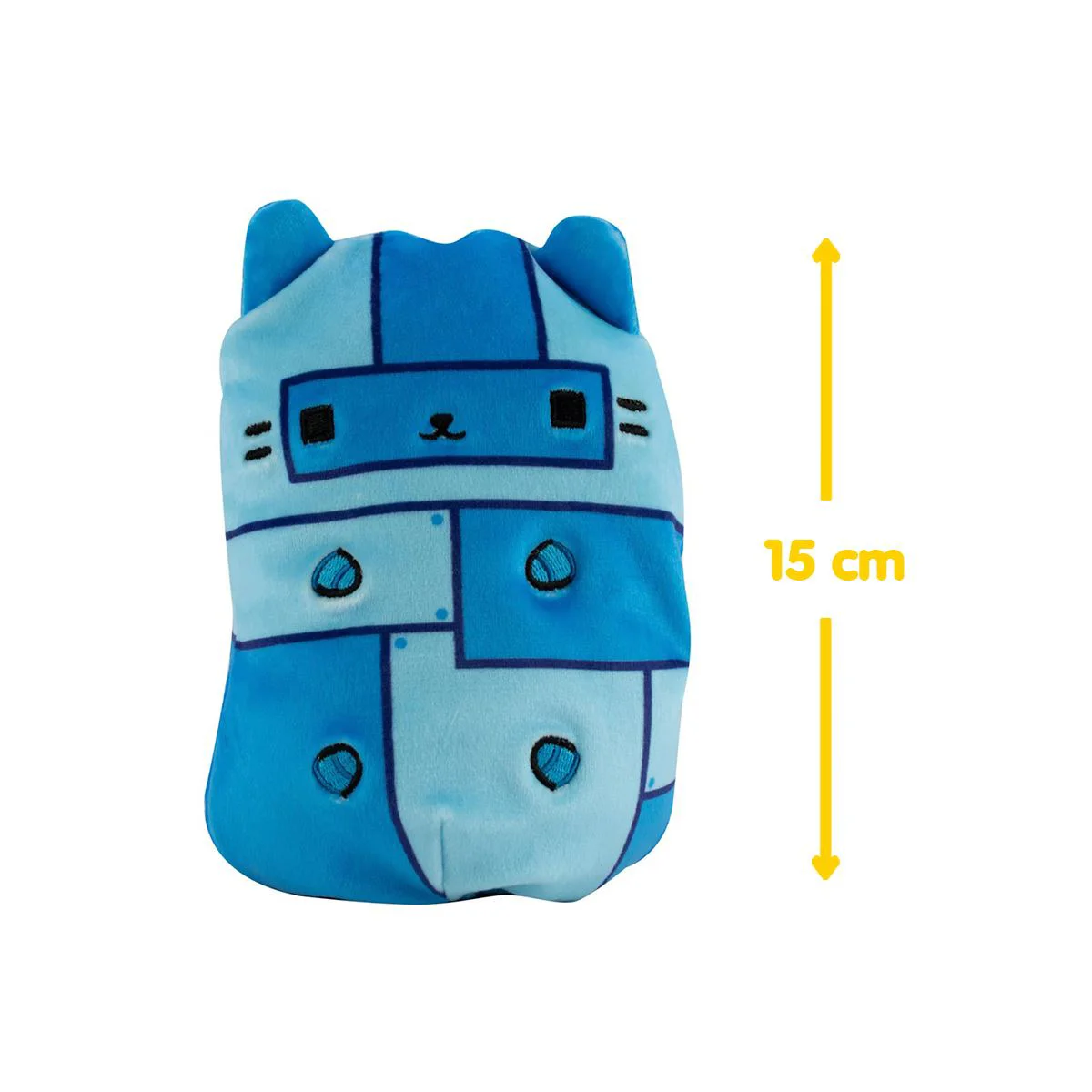 Jucarie de plus 2 in 1 Cats Vs Pickles Pisica/Castravete, 15 cm