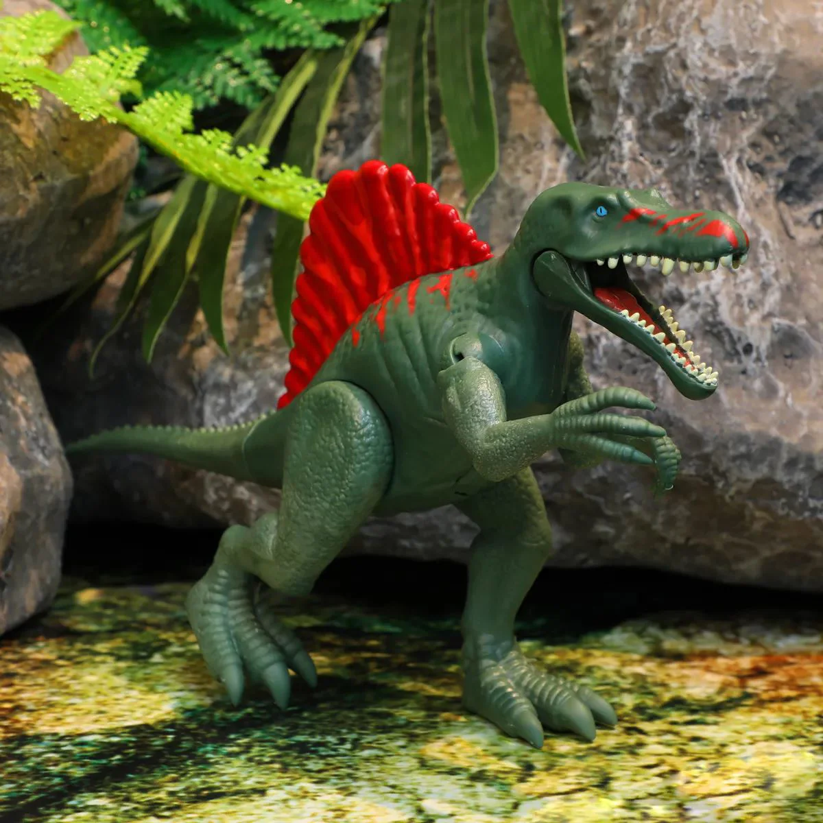 Jucarie dinozaur Dinos Unleashed Spinozaur, 14 cm