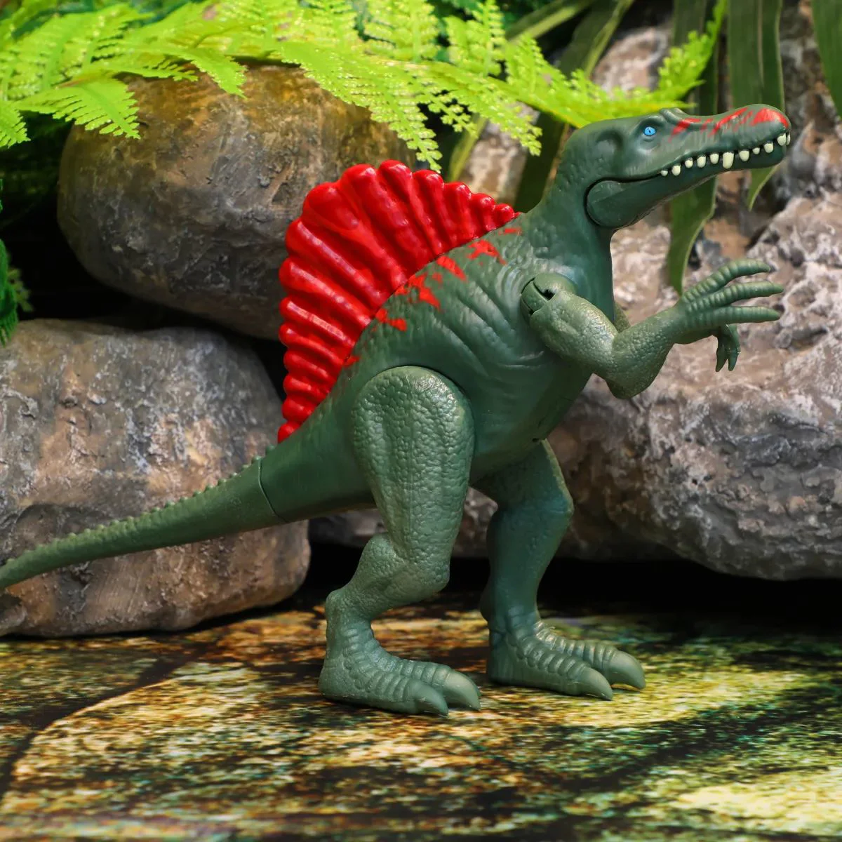Jucarie dinozaur Dinos Unleashed Spinozaur, 14 cm