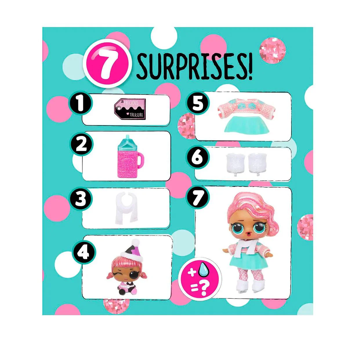 Set papusa L.O.L. Surprise! Present Surprise, Farmec de iarna