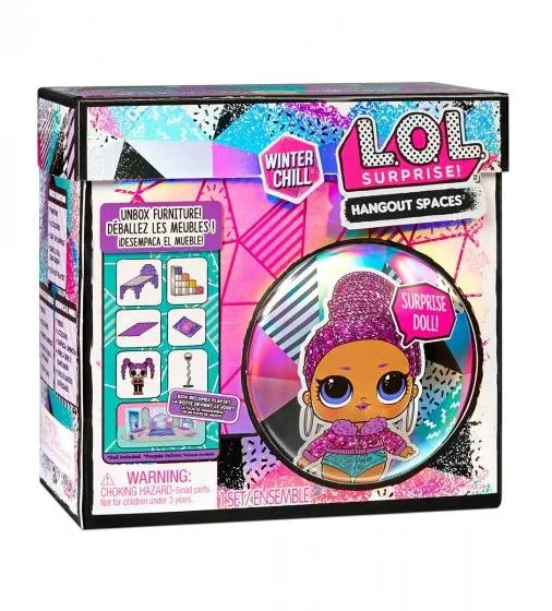 Set de joaca cu papusa L.O.L. Surprise! Curte de iarna