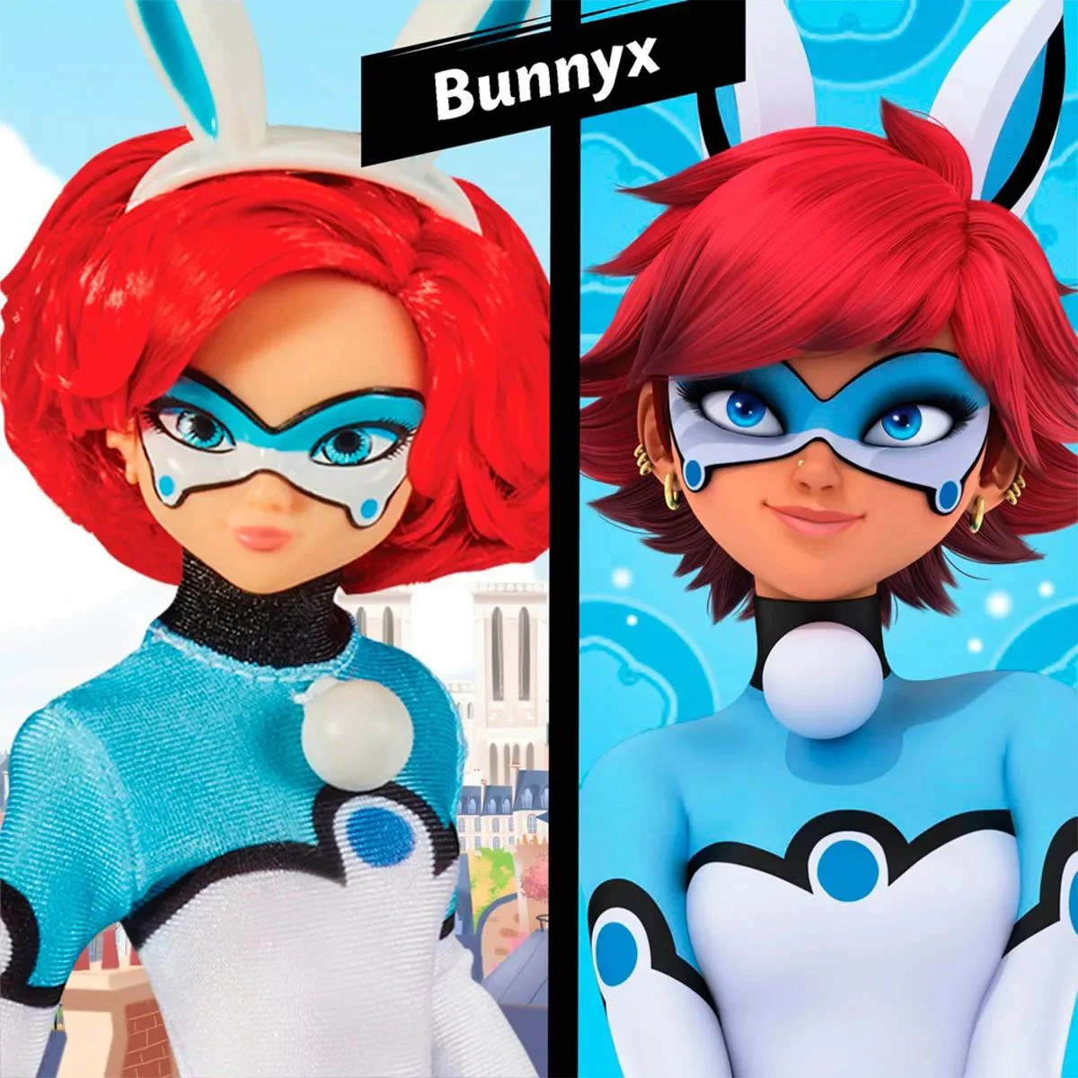 Papusa Miraculous Bunnix, 26 cm