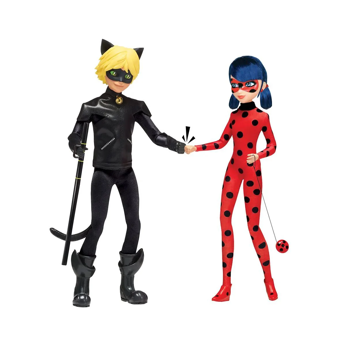 Set papusi Miraculous Ladybug si Cat Noir S2