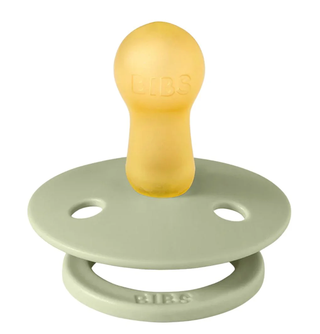 Set 2 suzete rotunde din latex BIBS Colour Sage/Hunter Green (0-6 luni) foto