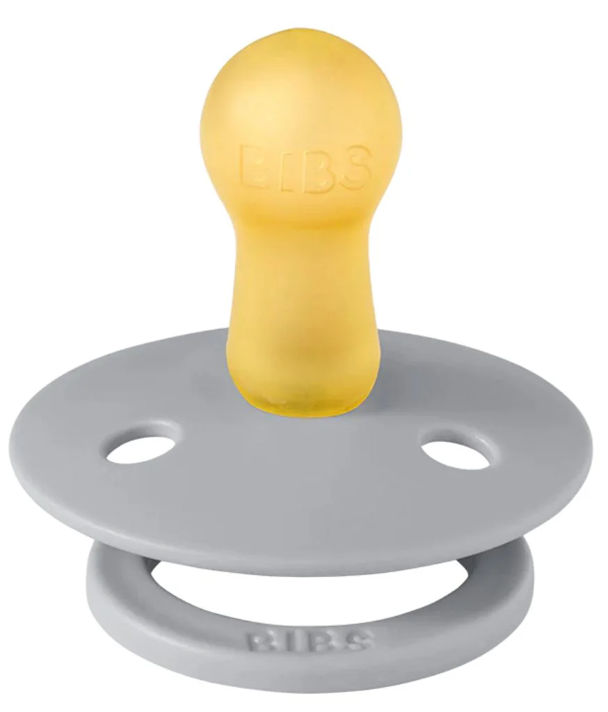 Set 2 suzete rotunde din latex BIBS Colour Sage/Cloud (0-6 luni) foto