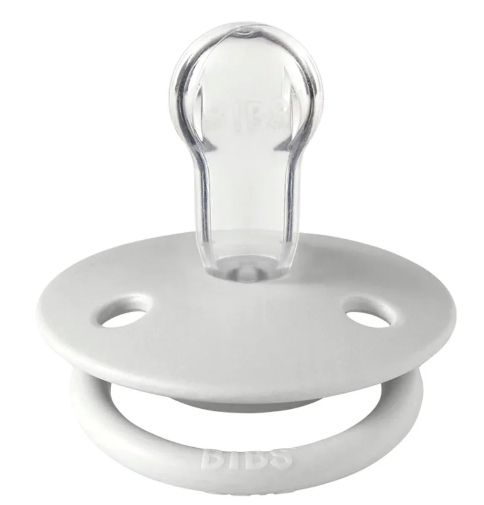 Set 2 suzete rotunde din silicon BIBS De lux Candy Apple/Haze (0-36 luni) foto