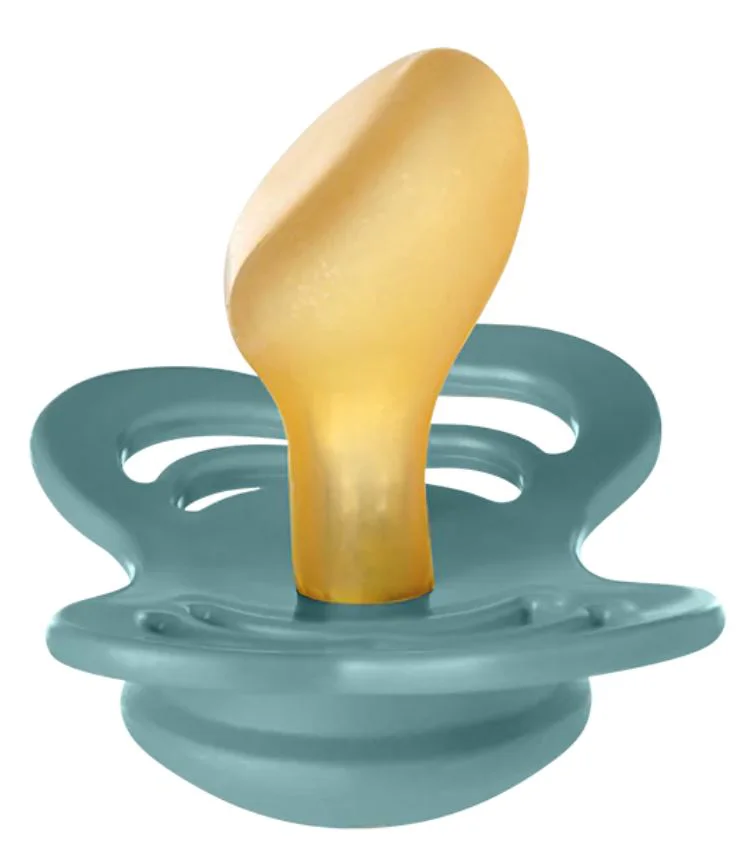 Set 2 suzete anatomice din latex BIBS Couture Island Sea/Sage (6-18 luni) foto