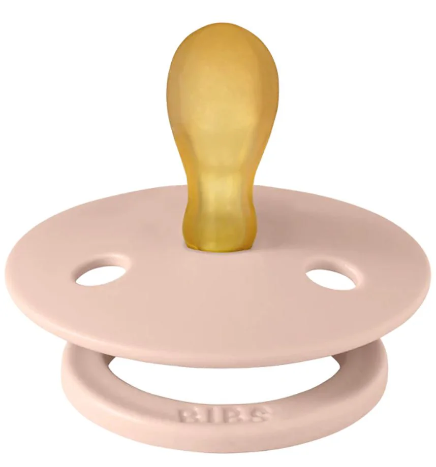 Set 3 suzete BIBS Colour Blush Latex, tetina rotunda, simetrica & anatomica (0-6 luni) foto
