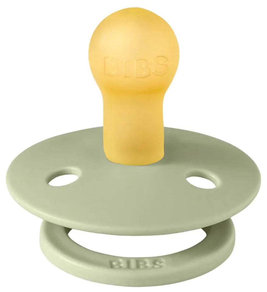 Set 3 suzete BIBS Colour Sage Latex, tetina rotunda, simetrica & anatomica (0-6 luni) foto