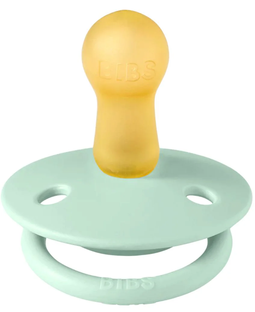 Set 2 suzete rotunde din latex BIBS De lux Nordic Mint/Island Sea (0-6 luni) foto