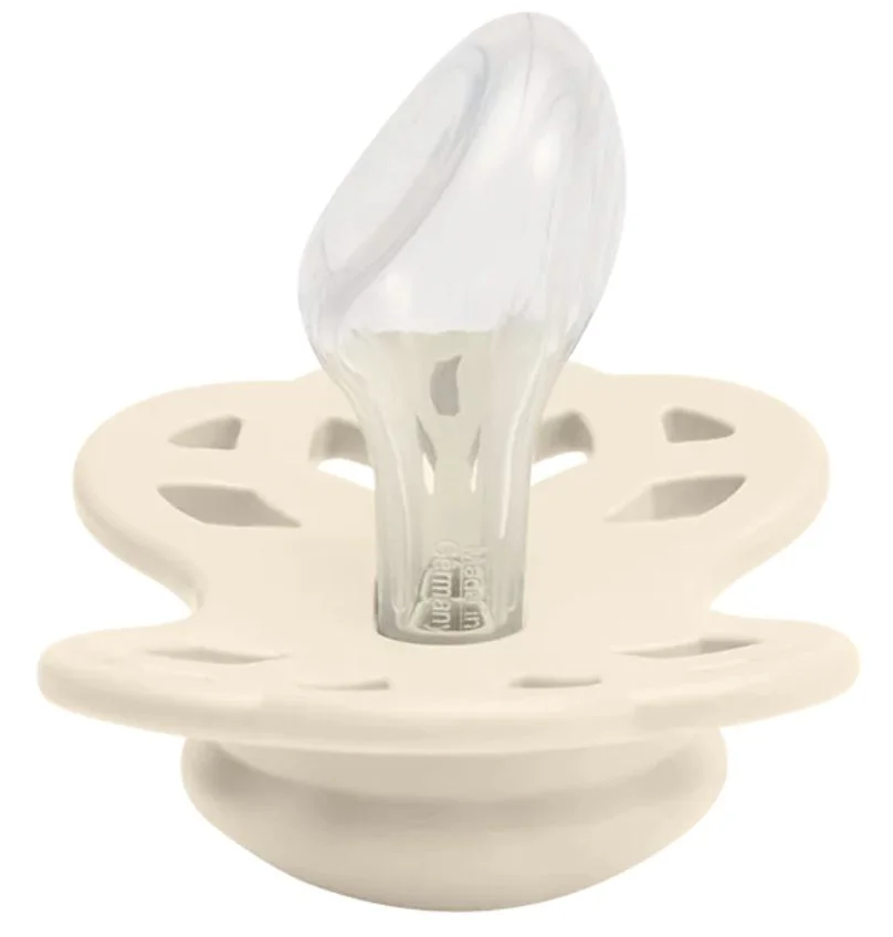 Suzeta anatomica din silicon BIBS Infinity Ivory (0-6 luni) foto