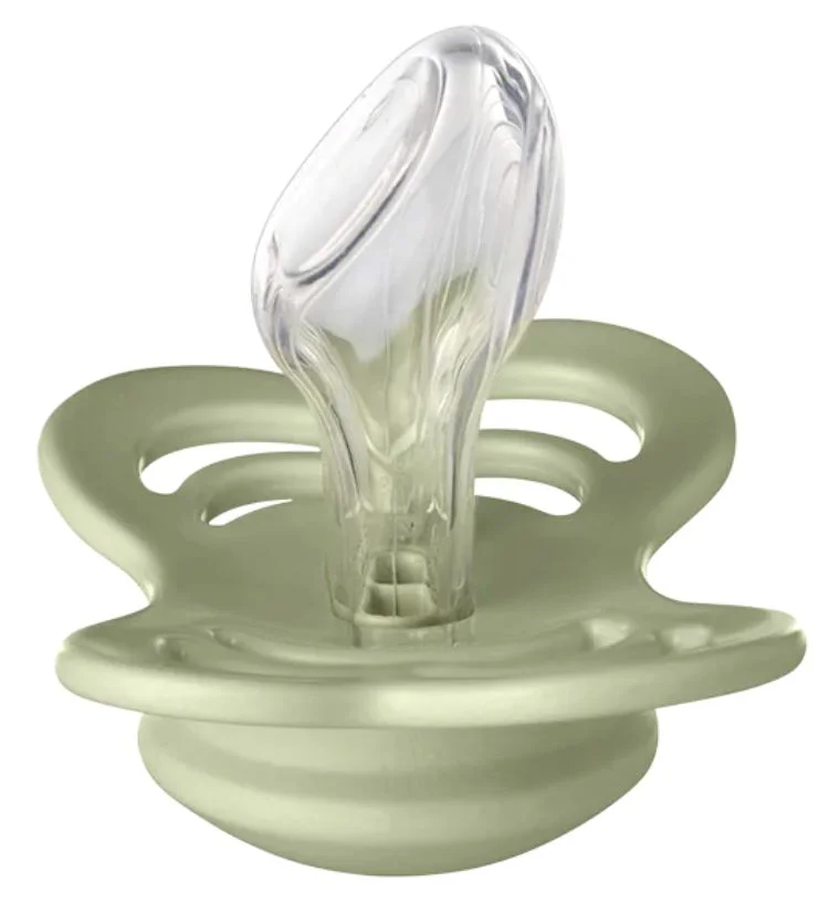 Suzeta anatomica din silicon BIBS Couture Sage (0-6 luni) foto