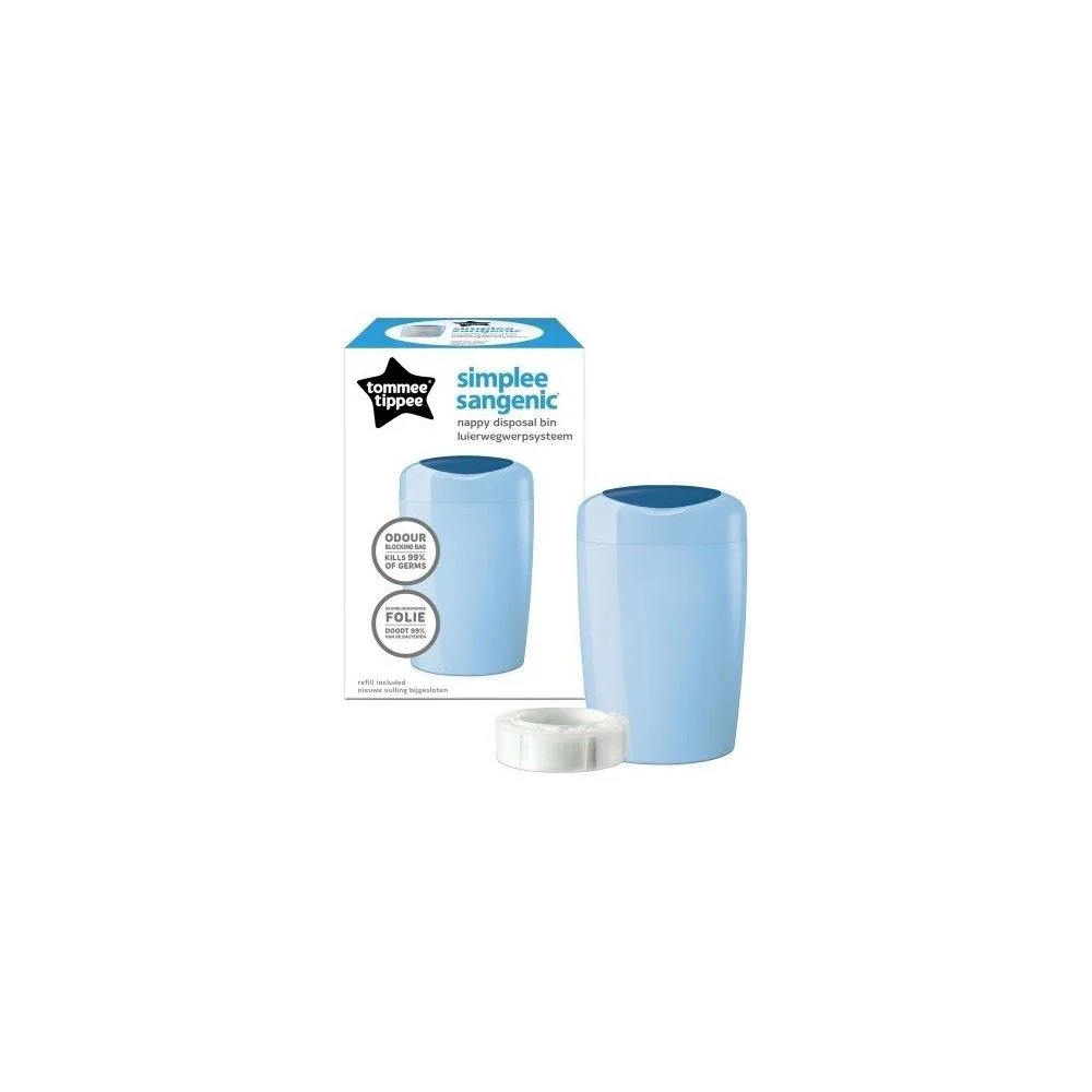 Cos igienic pentru scutece Tommee Tippee Simplee Bleu