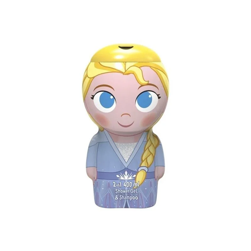 Gel de dus si sampon 2 in 1 Air-Val 2D Frozen Elsa, 400 ml foto